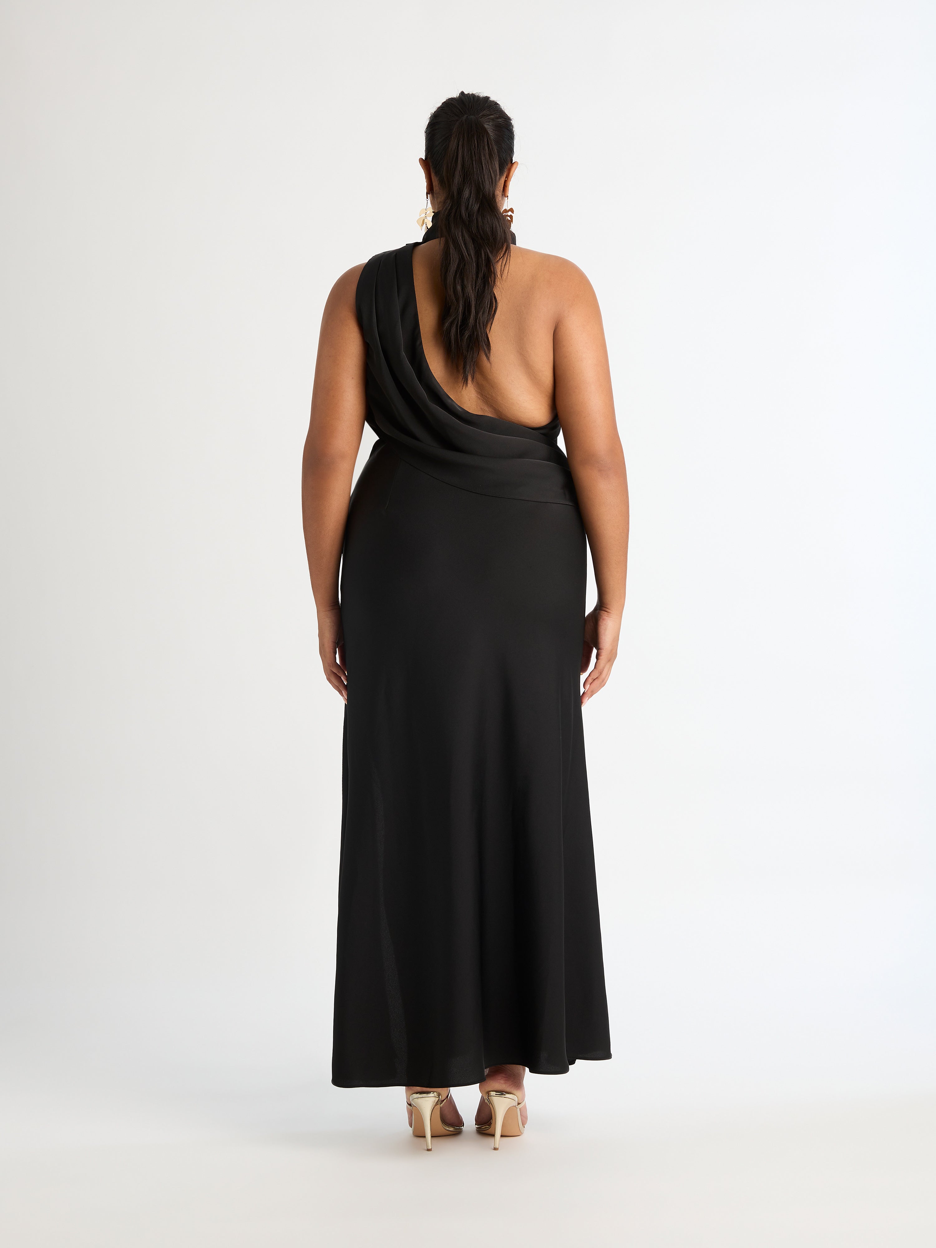 Women Backless Gown Maxi Dress Sleeveless Halter Neck Bodycon Midi Dress  Open Back Long Dress TIK Tok Sexy Dress - Walmart.com